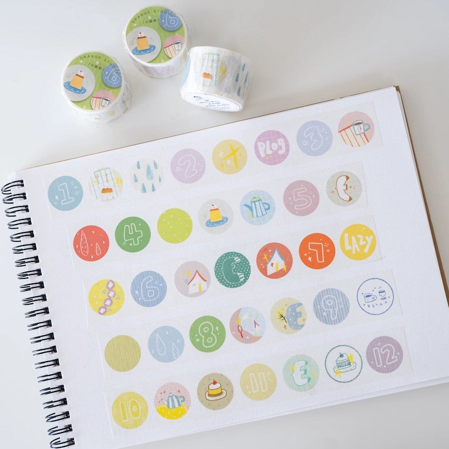 Washi Tape - Food & Little Dots