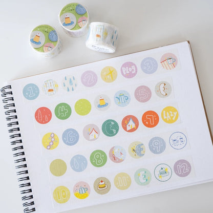 Washi Tape - Food & Little Dots