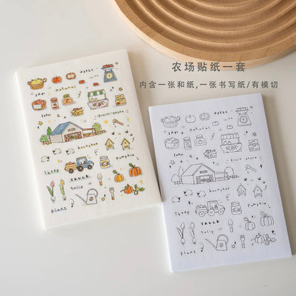 Orange Studio Die-Cut Sticker Sheets
