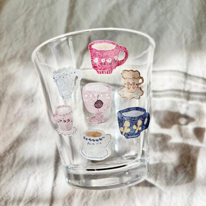 Die-Cut Sticker Roll - Afternoon Tea