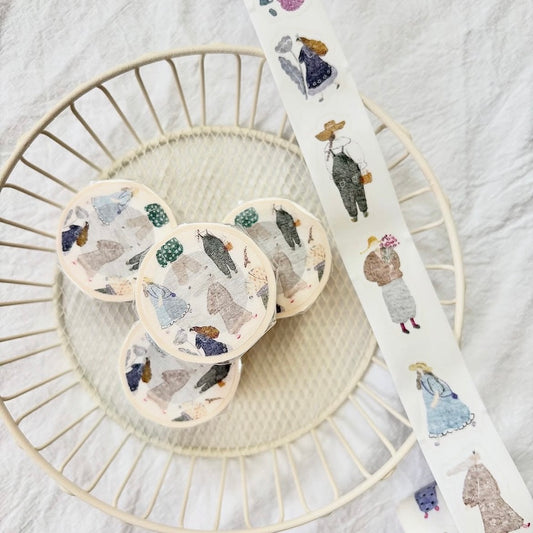 Die-Cut Sticker Roll - Artsy Girl