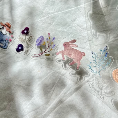 Die-Cut Sticker Roll - Blooming
