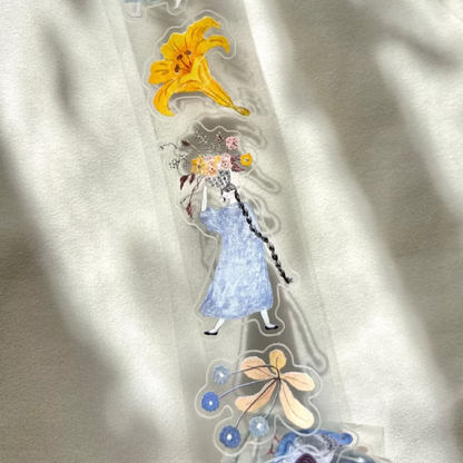 Die-Cut Sticker Roll - Blooming