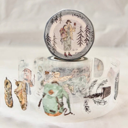 Die-Cut Sticker Roll - Solo Travel