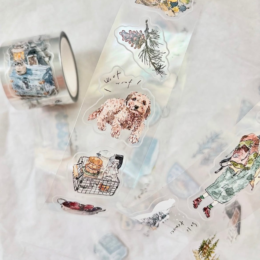 Die-Cut Sticker Roll - Solo Travel