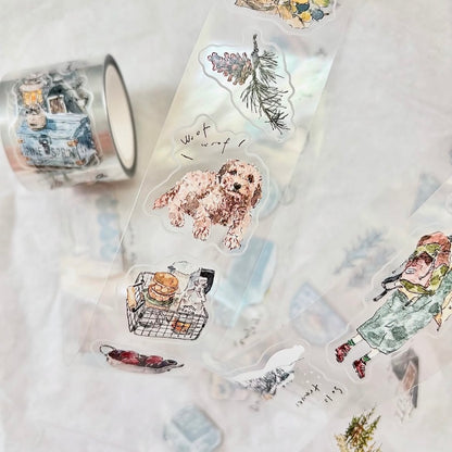 Die-Cut Sticker Roll - Solo Travel