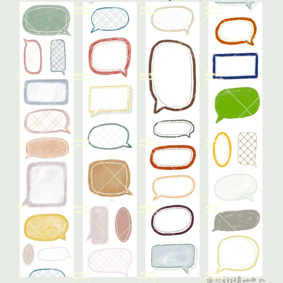 Writing Memo Roll - Rainbow Chat Box