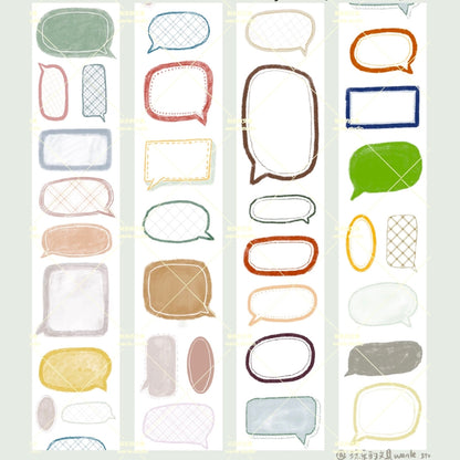 Writing Memo Roll - Rainbow Chat Box