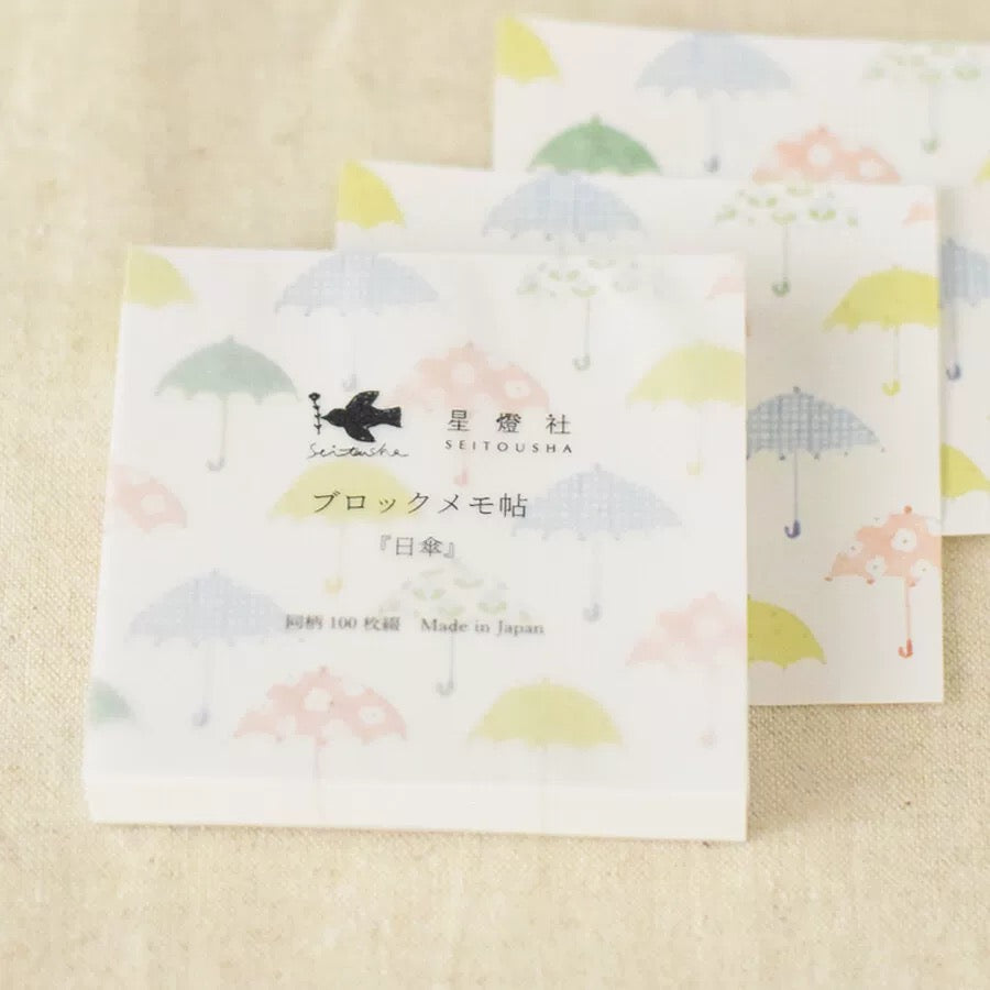 SEITOUSHA block memo pad