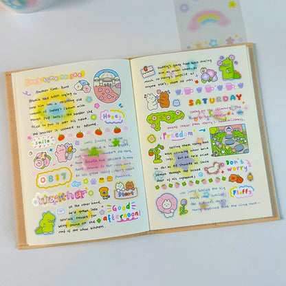 Die-Cut Sticker Roll - Fruit & Weather