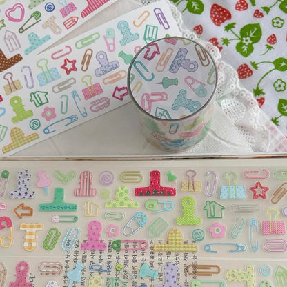 Die-Cut Sticker Roll - All About Clips