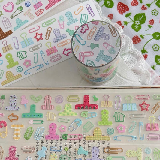 Die-Cut Sticker Roll - All About Clips