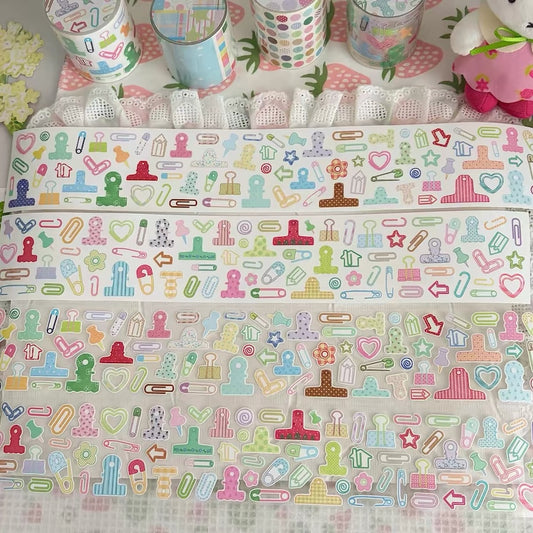 Die-Cut Sticker Roll - All About Clips