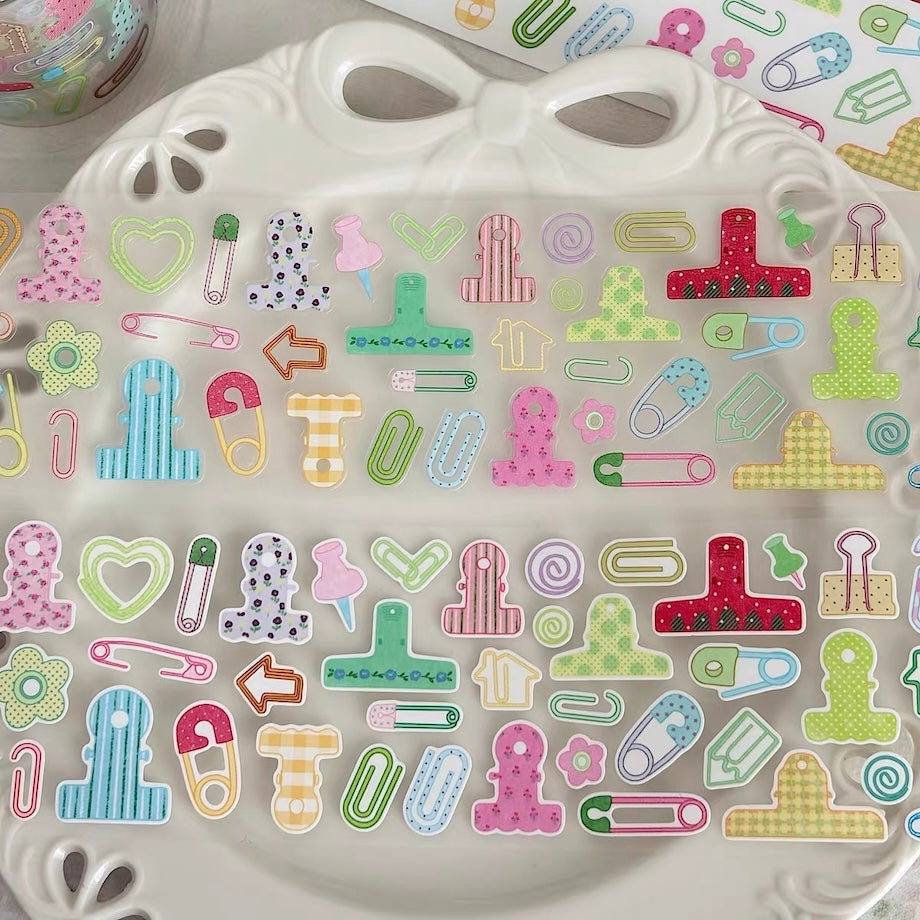 Die-Cut Sticker Roll - All About Clips