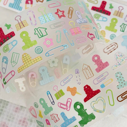 Die-Cut Sticker Roll - All About Clips