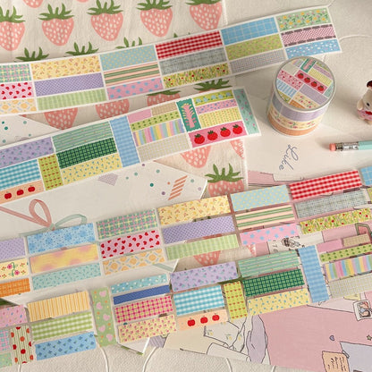 Die-Cut Sticker Roll - Color Weave