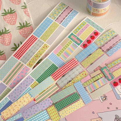 Die-Cut Sticker Roll - Color Weave