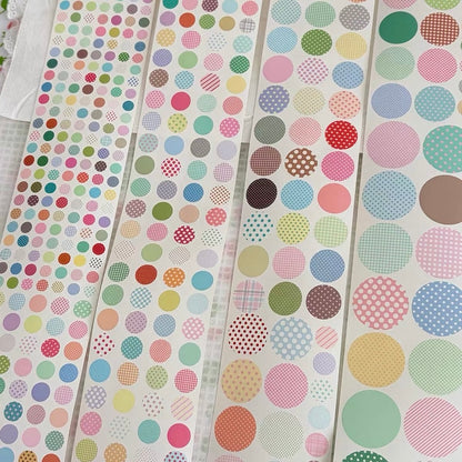Die-Cut Sticker Roll - Colorful Circles