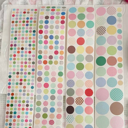 Die-Cut Sticker Roll - Colorful Circles