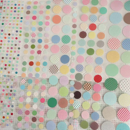 Die-Cut Sticker Roll - Colorful Circles