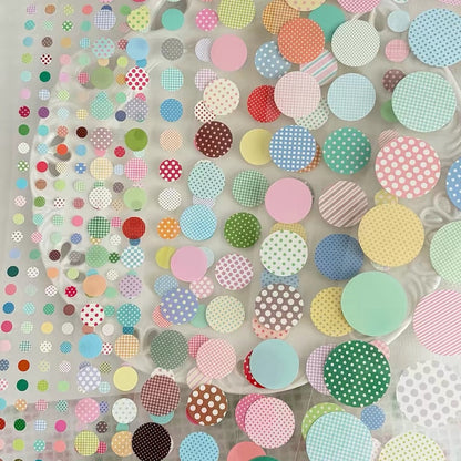 Die-Cut Sticker Roll - Colorful Circles