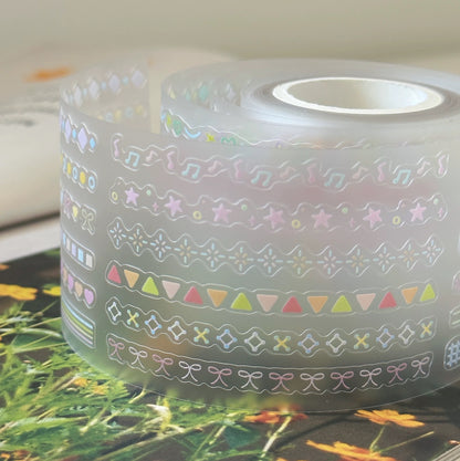 Die-Cut Sticker Roll - Colorful Fantasy