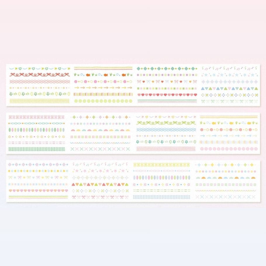 Die-Cut Sticker Roll - Colorful Fantasy