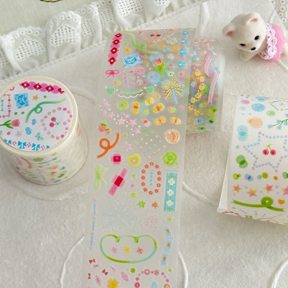 Die-Cut Sticker Roll - Color Illustration