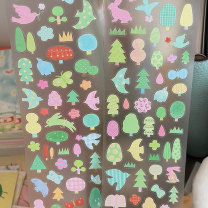 Die-Cut Sticker Roll - Forest Season