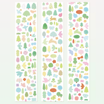 Die-Cut Sticker Roll - Forest Season