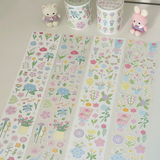 Die-Cut Sticker Roll - Little Garden