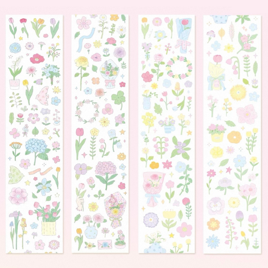 Die-Cut Sticker Roll - Little Garden