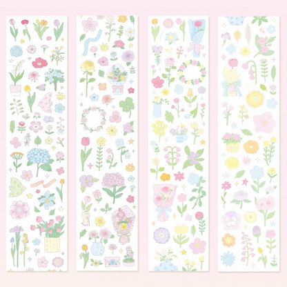 Die-Cut Sticker Roll - Little Garden