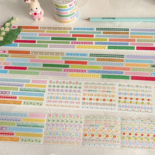 Die-Cut Sticker Roll - Patchwork