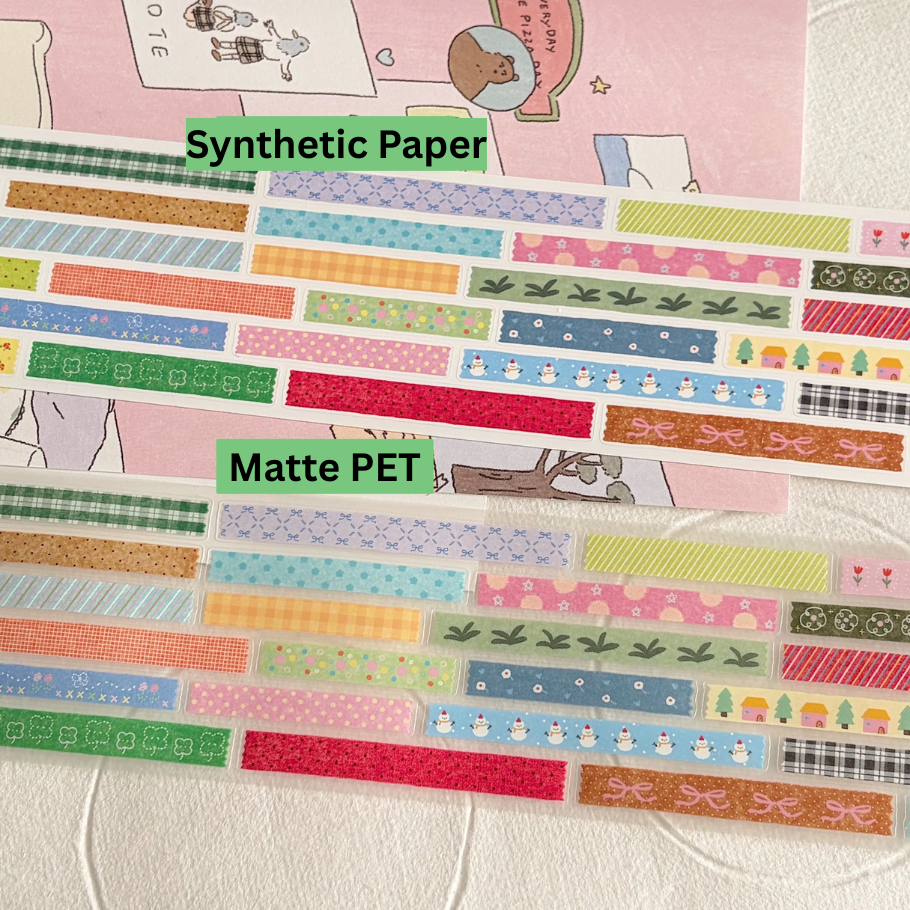 Die-Cut Sticker Roll - Patchwork