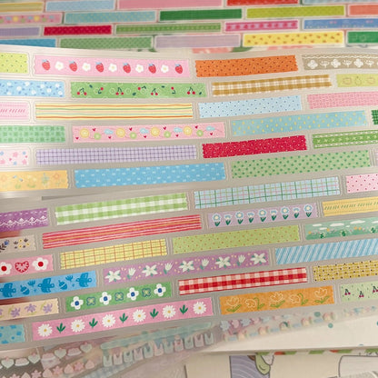 Die-Cut Sticker Roll - Patchwork