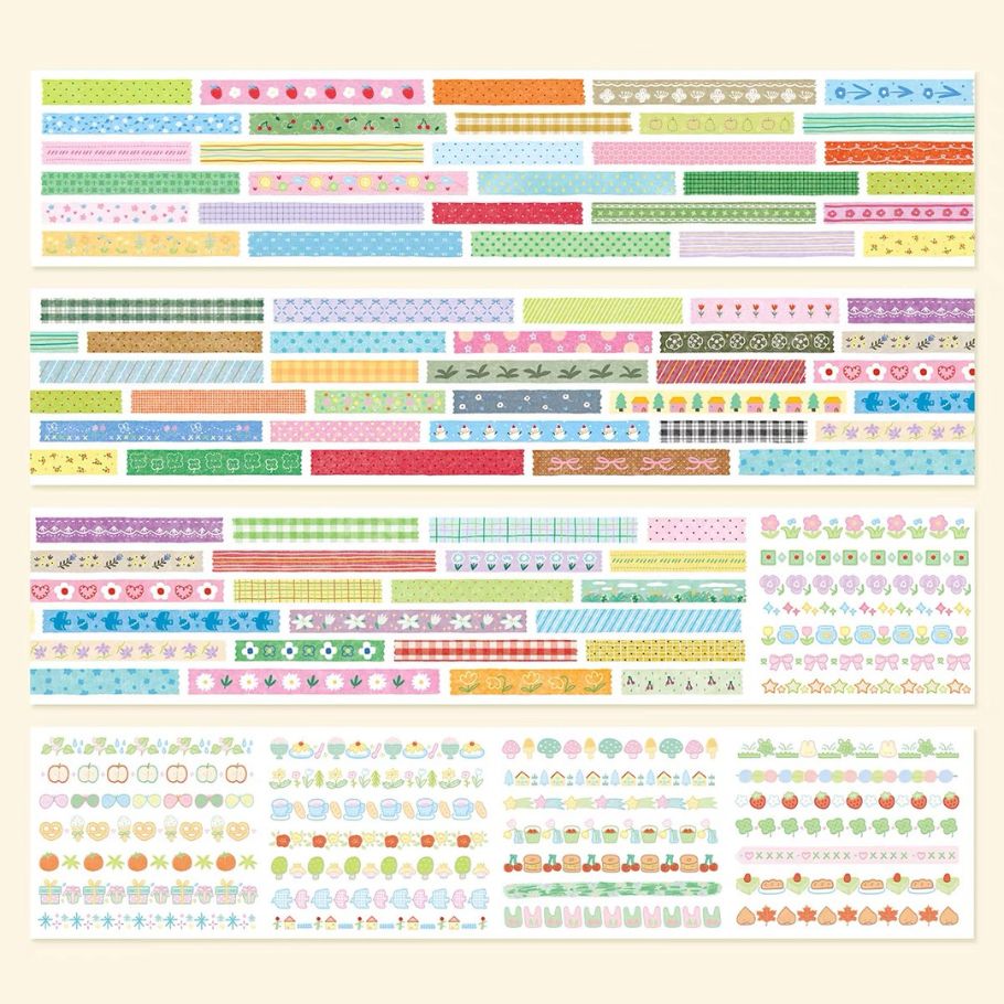Die-Cut Sticker Roll - Patchwork