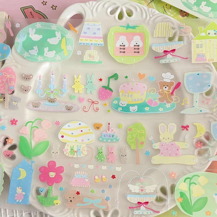 Die-Cut Sticker Roll - Pet Tales