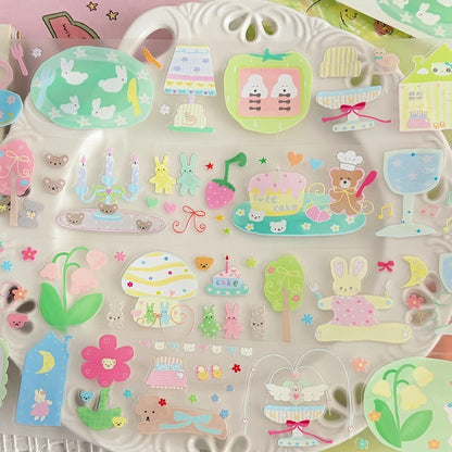 Die-Cut Sticker Roll - Pet Tales