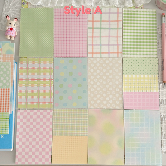 Memo Pads - Plaid & Dots Collection