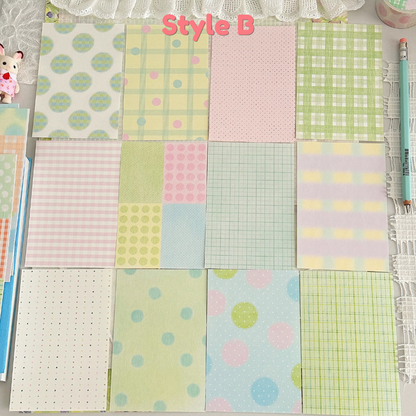 Memo Pads - Plaid & Dots Collection