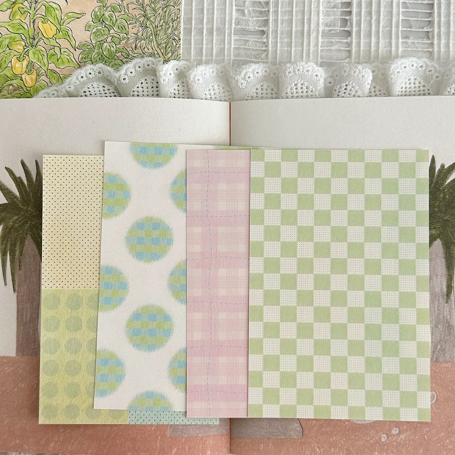 Memo Pads - Plaid & Dots Collection