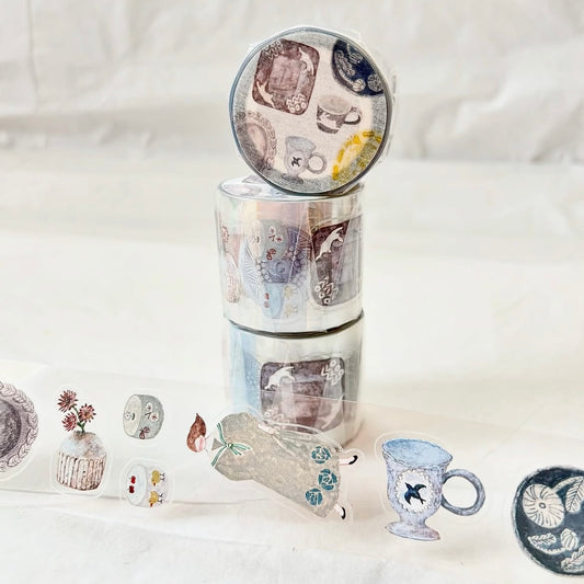 Die-Cut Sticker Roll - Pottery