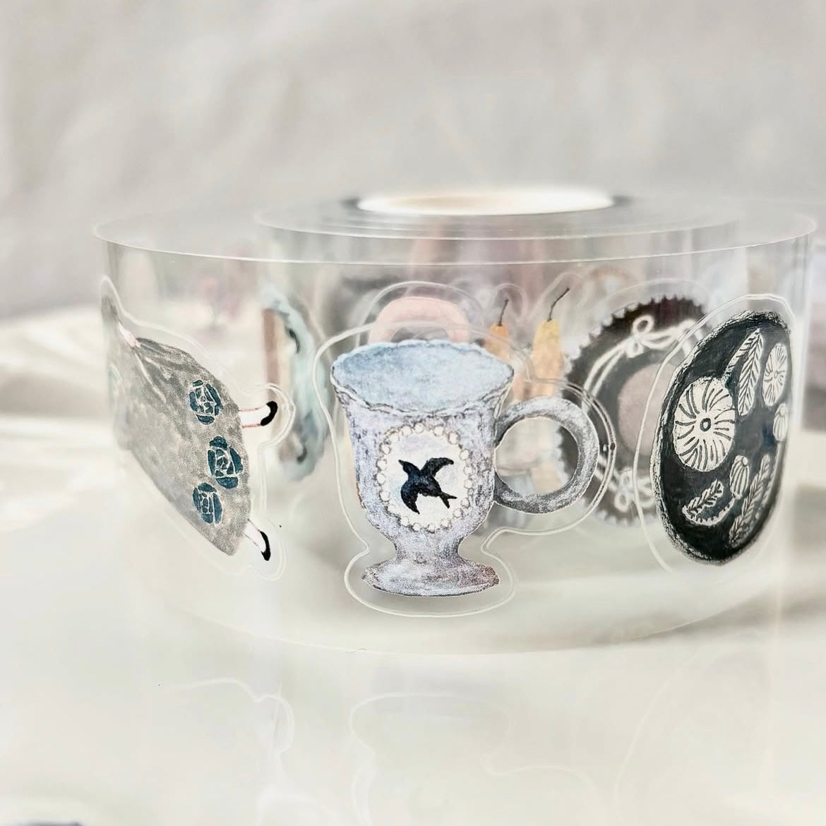 Die-Cut Sticker Roll - Pottery