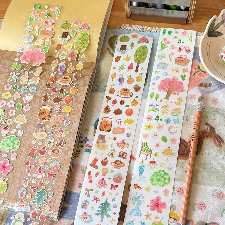 Die-Cut Sticker Roll - Seasons for You