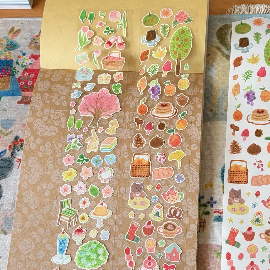 Die-Cut Sticker Roll - Seasons for You