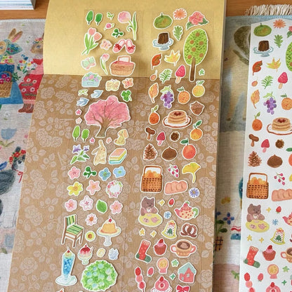 Die-Cut Sticker Roll - Seasons for You