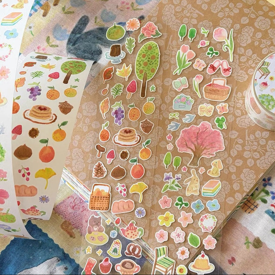 Die-Cut Sticker Roll - Seasons for You