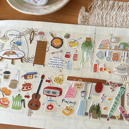 Die-Cut Sticker Roll - Slow Life