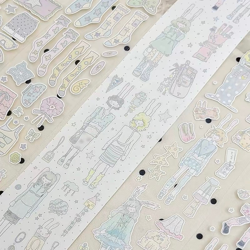 Die-Cut Sticker Roll - TUTU Series vol.3